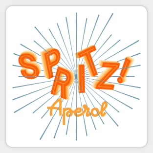 Spritz orange Sticker